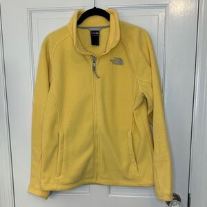The North Face Women’s Yellow Fleece Jacket size M EUC